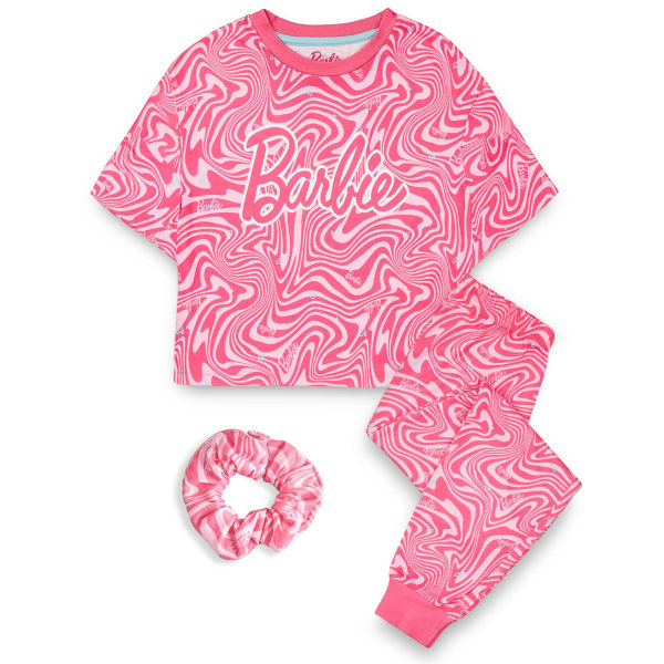 Barbie Girls Pyjamas Set 9-10 År Rosa Pink 9-10 Years