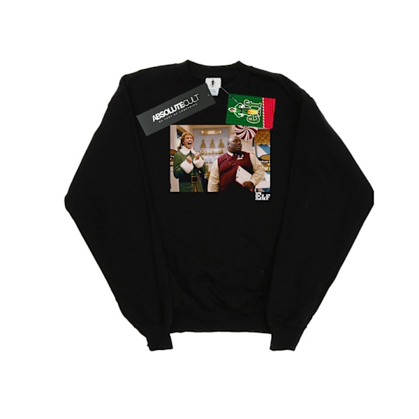 Elf Herr Jul Store Cheer Sweatshirt M Svart Black M