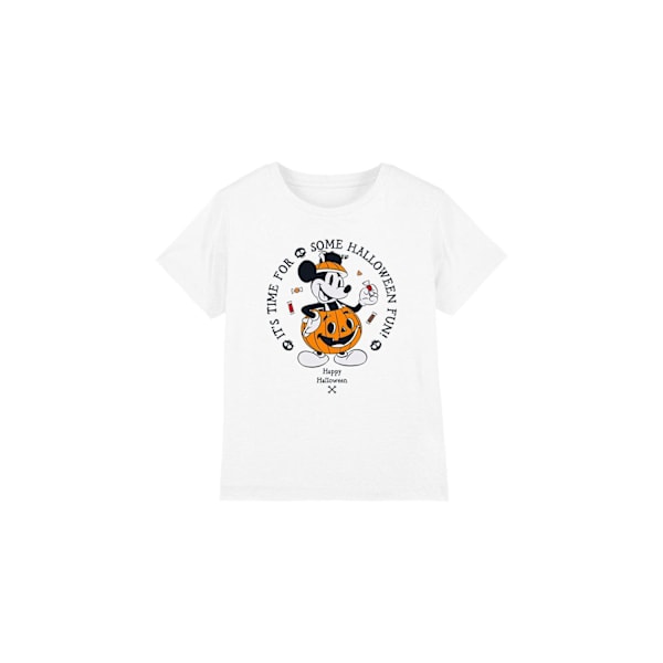 Disney Barn/Barn Pumpking Kostym Musse Pigg T-Shirt 3-4 White 3-4 Years