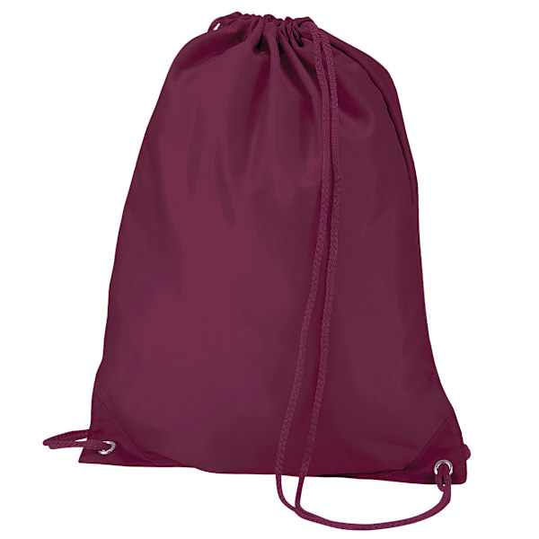 Quadra Gymsac axelväska - 7 liter (2-pack) En storlek Burgundy One Size