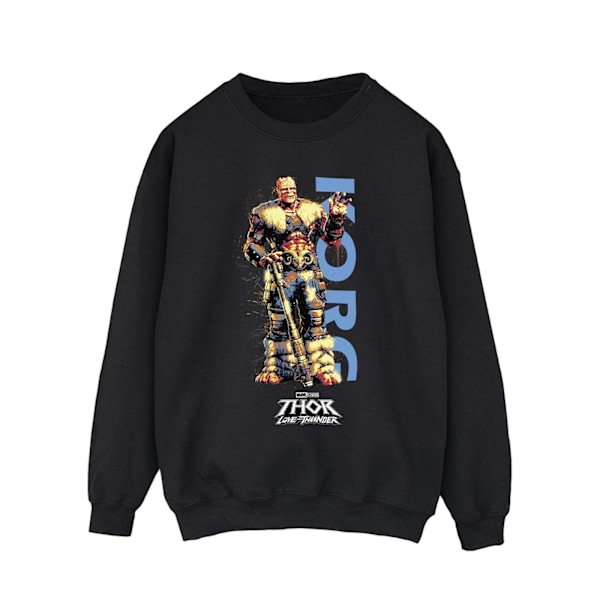 Marvel Herr Thor Love And Thunder Korg Wave Sweatshirt L Svart Black L