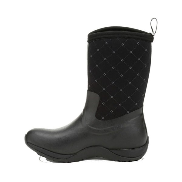 Muck Boots Unisex Arctic Weekend Pull On Wellington Boots 5 UK Black Quilt 5 UK