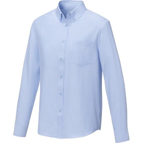 Elevate Mens Pollux Long-Sleeved Shirt XXL Light Blue Light Blue XXL