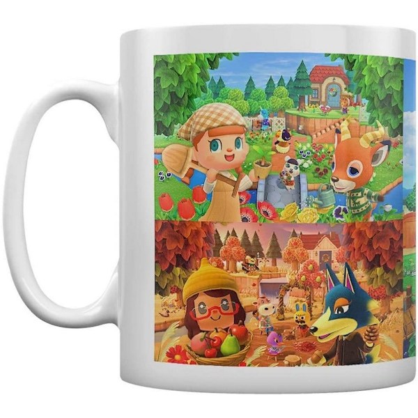 Animal Crossing Seasons Mug En Storlek Flerfärgad Multicoloured One Size