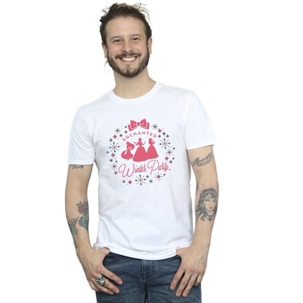 Disney Herr Princess Winter Party T-Shirt S Vit White S