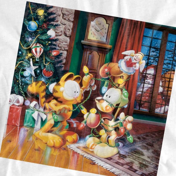 Garfield Herr Odie Tree T-Shirt M Vit White M