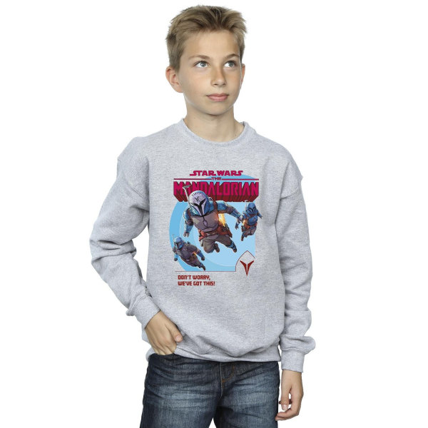 Star Wars Boys The Mandalorian We´ve Got This Sweatshirt 7-8 Ye Sports Grey 7-8 Years