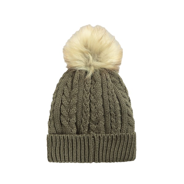 Animal Womens/Ladies Becky Recycled Winter Hat One Size Light K Light Khaki One Size