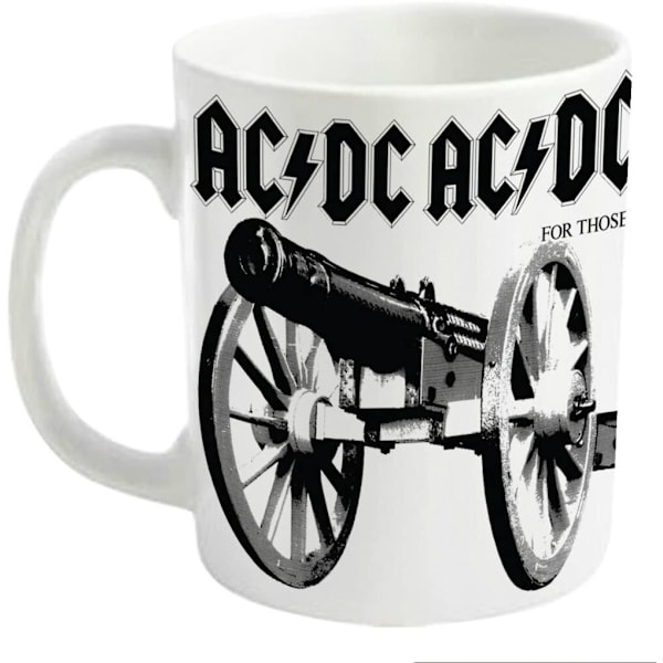 AC/DC Those About To Rock Mug En Storlek Vit/Svart White/Black One Size