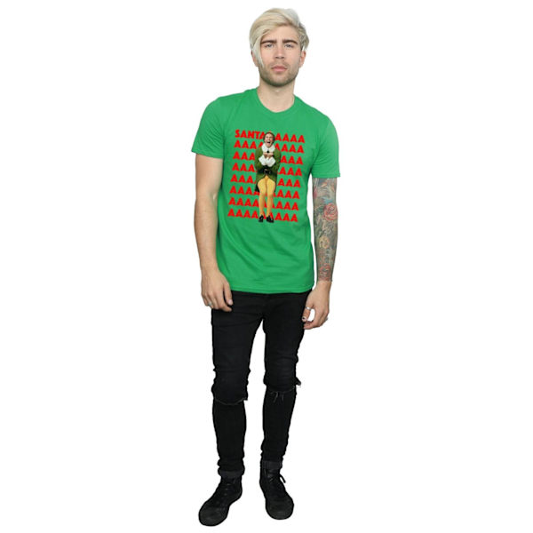 Elf Herr Buddy Santa Scream T-shirt S Irländsk Grön Irish Green S