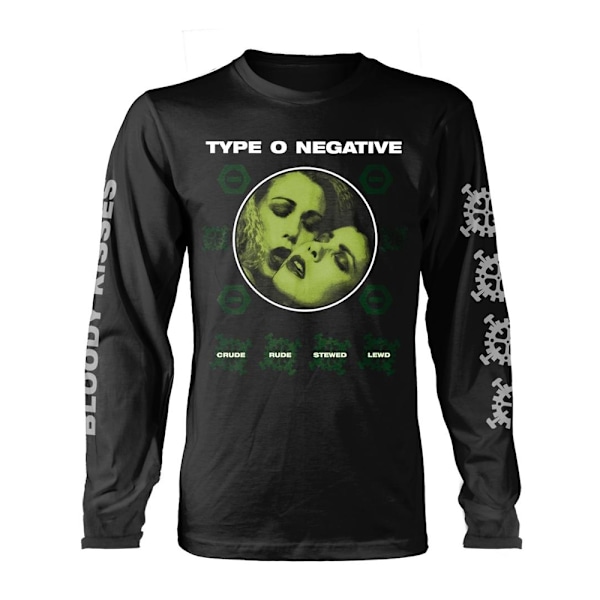 Type O Negative Unisex Vuxen Crude Gears Långärmad T-shirt M Black M