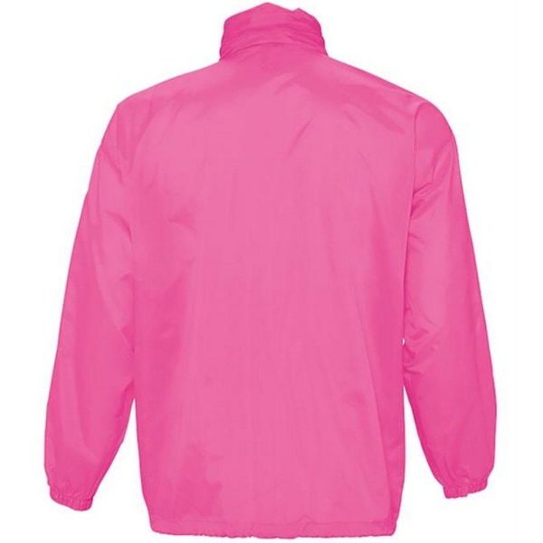 SOLS Unisex Surf Windbreaker Lättviktsjacka XS Neonrosa Neon Pink XS