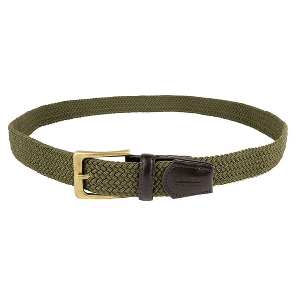 Jack Pyke Herr Countryman Läderkant Elastiskt Midjebälte O Green One Size