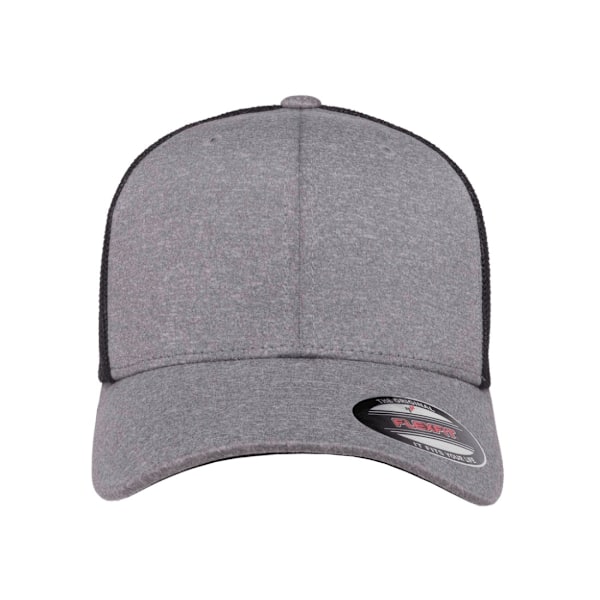 Flexfit By Yupoong Melange Mesh Trucker Cap One Size Heather/Na Heather/Navy One Size