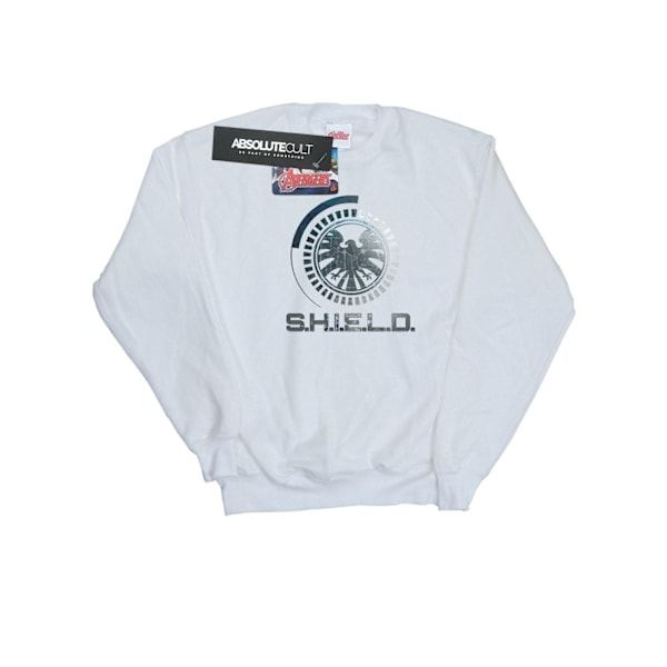 Marvel Mens Agents Of SHIELD Circuits Sweatshirt 4XL Vit White 4XL