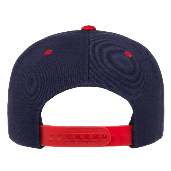Yupoong The Classic Premium Snapback 2-Tone Cap One Size N Navy/Red One Size
