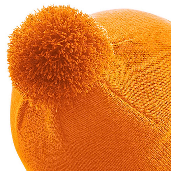Beechfield Unisex Original Pom Pom Vintermössa En storlek O Orange One size