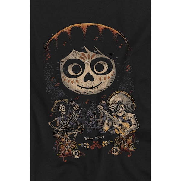 Coco Herr Ernesto Miguel Hector Målad Poster Med Skalle T-Shirt Black S
