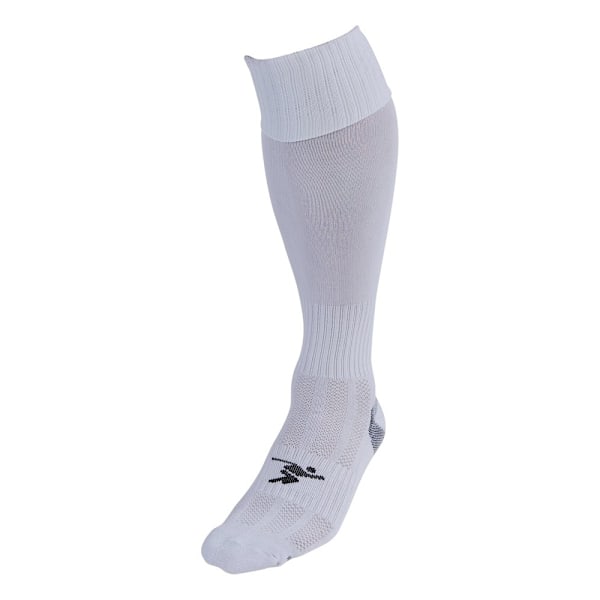Precision Barn/Barn Pro Enfärgade Fotbollsstrumpor 12 UK Barn-2 White 12 UK Child-2 UK