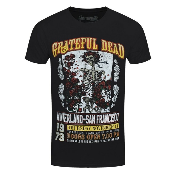 Grateful Dead Unisex Adult San Francisco Eco Friendly T-shirt S Black S