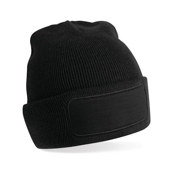 Beechfield Unisex Vuxen Original Patch Beanie One Size Svart Black One Size