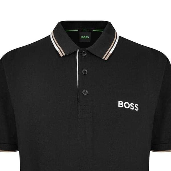 Boss Herr Paddy Pro Pikétröja i Bomull S Svart Black S
