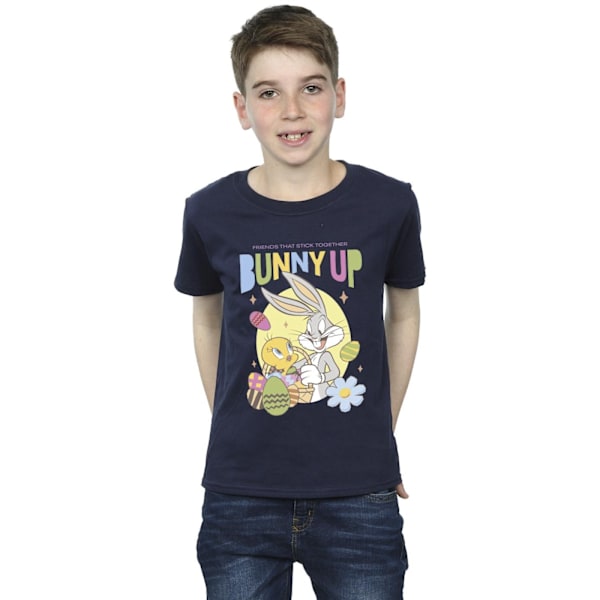 Looney Tunes Boys Bunny Up T-shirt 12-13 år Marinblå Navy Blue 12-13 Years