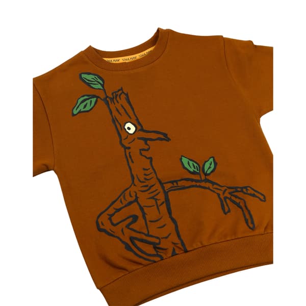 Gruffalo Barn/Barn Stickman Bomullströja 3-4 år Brown 3-4 Years