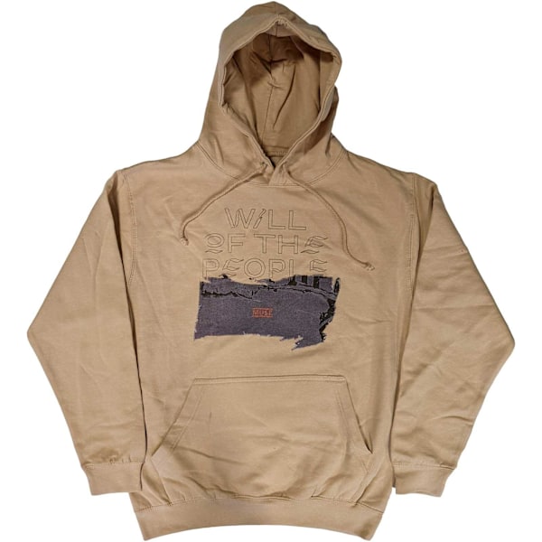 Muse Unisex Vuxen Will Of The People Pullover Hoodie XXL Sand Sand XXL