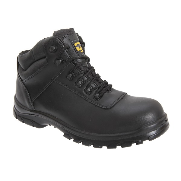 Grafters Herrar Fullt Komposit Non-Metall Säkerhetskängor Black 47 EUR