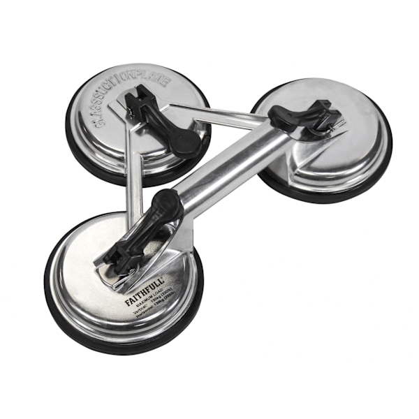 Faithfull Trippel Sugkopp Aluminium Pro Lyftare One Size Mult Multi Colour One Size