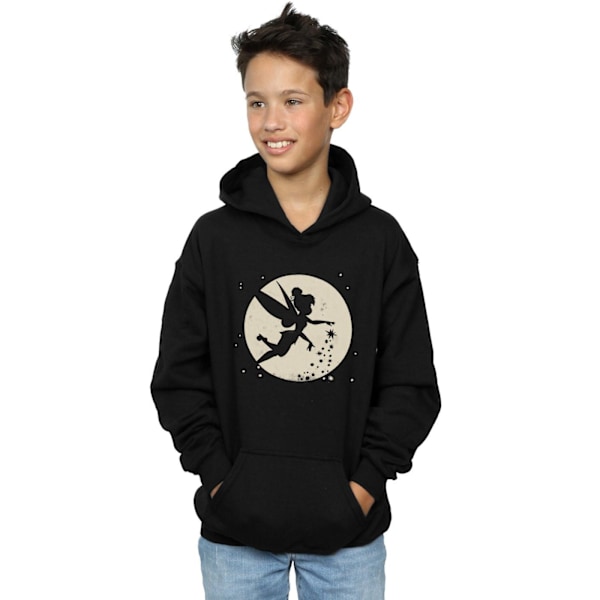 Disney Boys Tinkerbell Moon Cropped Hoodie 9-11 år Svart Black 9-11 Years