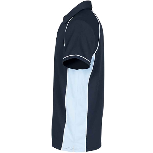 Finden & Hales Barn/Barn Piped Performance Polotröja 7-8 Navy/Sky Blue/White 7-8 Years