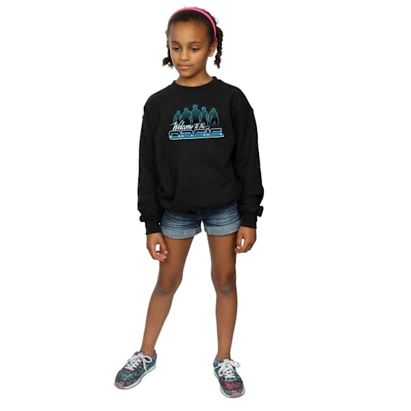 Ready Player One Girls Welcome To The Oasis Sweatshirt 7-8 År Black 7-8 Years