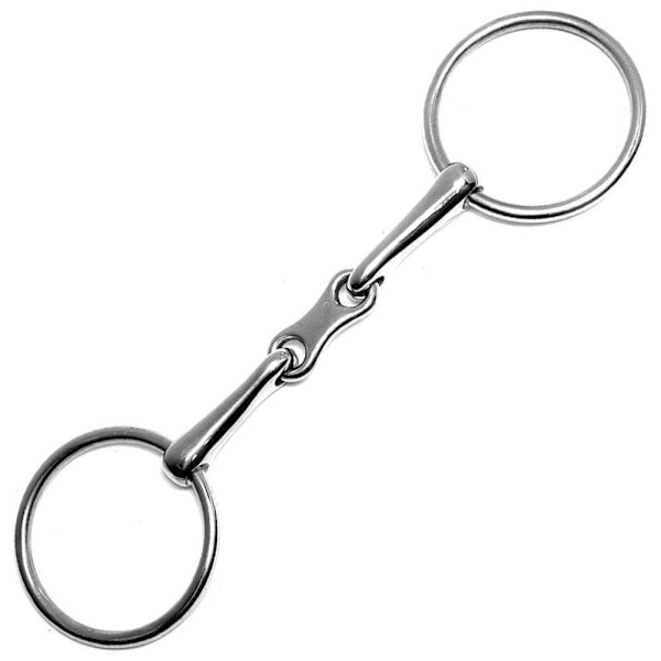 Lorina tunn fransk länk lös ring snaffle 6 tum silver Silver 6in