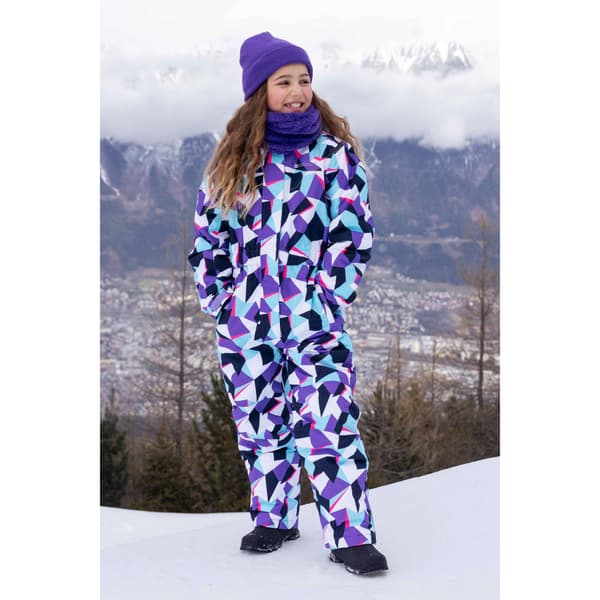 Mountain Warehouse Barnkläder/Barn Cloud Geometric Snowsuit 2-3 Purple 2-3 Years