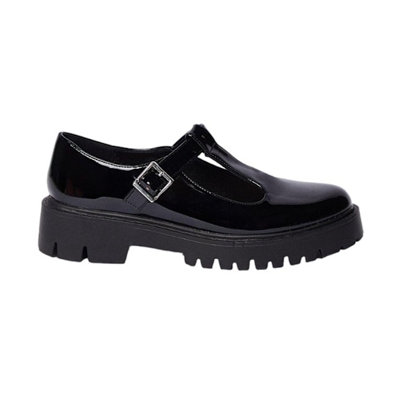 Faith Womens/Ladies Naevias T-Bar Chunky Heel Mary Janes 3 UK T True Black 3 UK