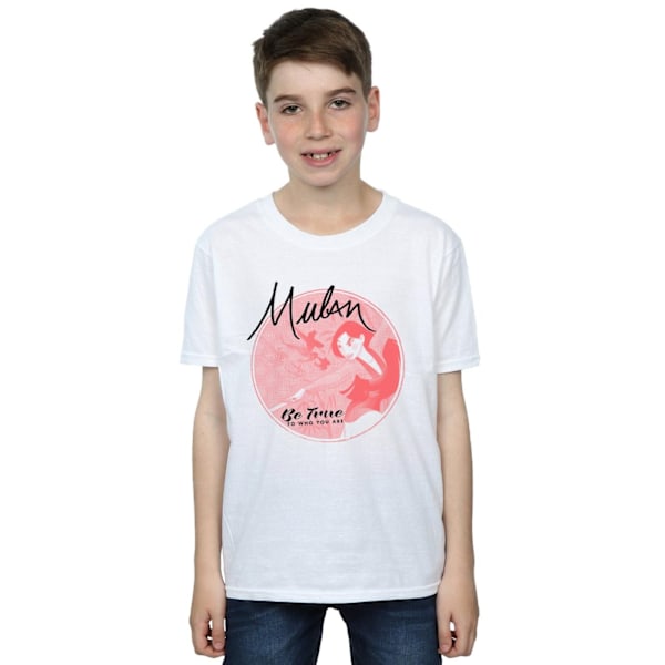 Disney Boys Mulan Be True T-Shirt 9-11 år Vit White 9-11 Years