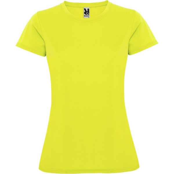 Roly Dam/Dam Montecarlo Kortärmad Sport T-shirt M Fl Fluorescent Yellow M