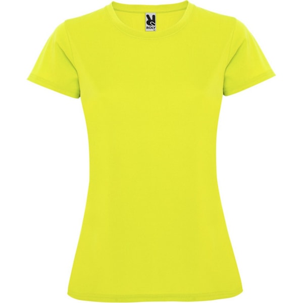 Roly Dam/Dam Montecarlo Kortärmad Sport T-shirt XXL Fluorescent Yellow XXL