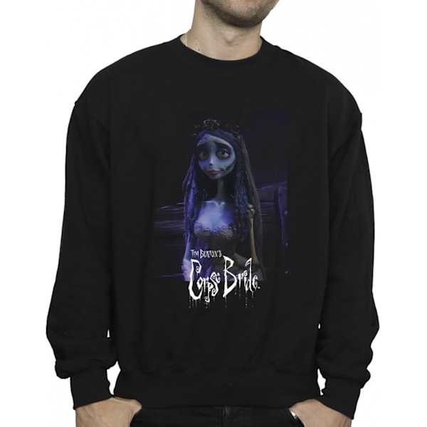 Corpse Bride Herr Emily Poster Sweatshirt S Svart Black S