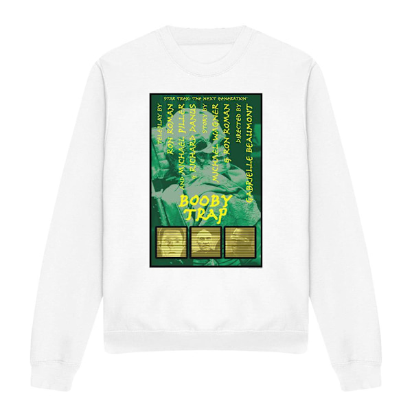 Star Trek Unisex Vuxen The Next Generation Säsong 3 Avsnitt 6 S White XL