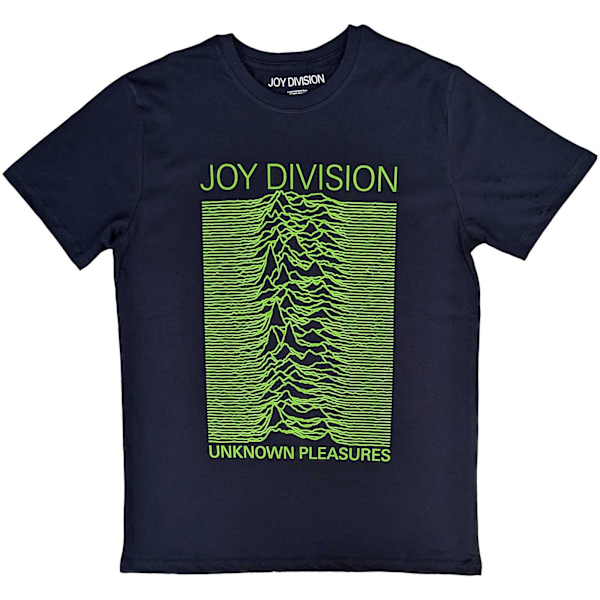 Joy Division Unisex Adult Unknown Pleasures T-Shirt S Marinblå Navy Blue S