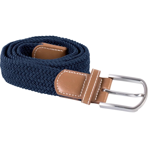 K-UP Vuxen Unisex Flätad Elastisk Bälte One Size Marinblå Navy One Size