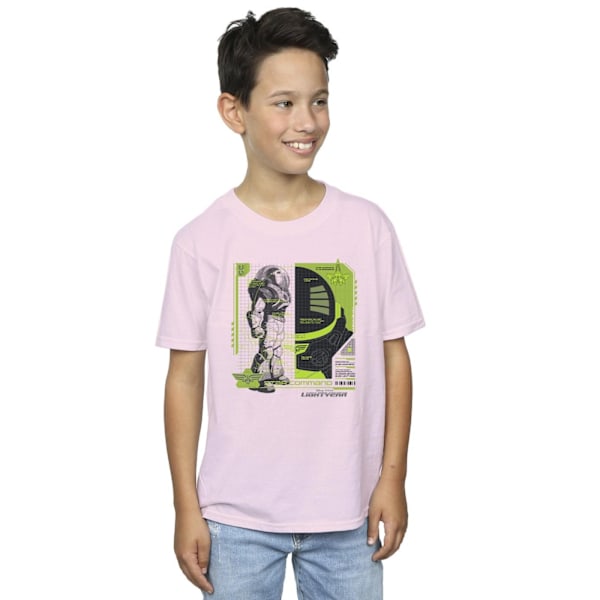 Disney Boys Lightyear Buzz Tech Panel T-Shirt 7-8 år Baby Rosa Baby Pink 7-8 Years