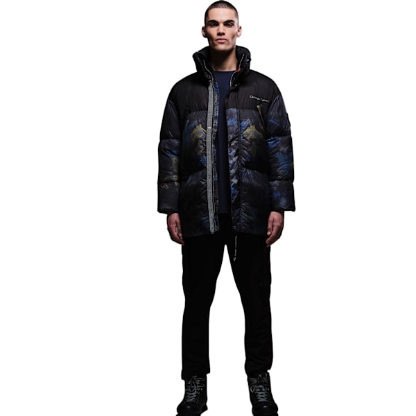 Regatta Mens Christian Lacroix Barbegal Baffled Padded Jacket L Black/Fourrure L