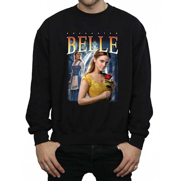 Disney Herr Skönheten och Odjuret Belle Montage Sweatshirt 3XL B Black 3XL