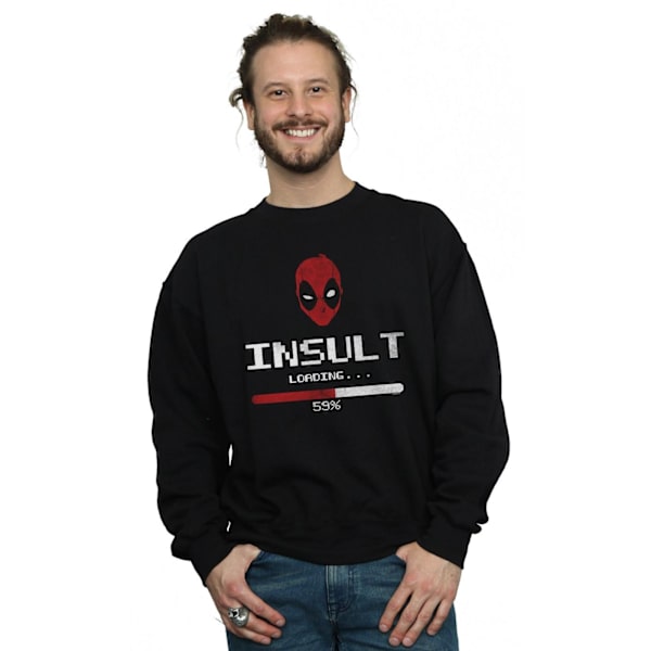 Marvel Deadpool Insult Loading Sweatshirt M Svart Black M