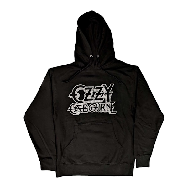 Ozzy Osbourne Unisex Vuxen Vintage Logo Pullover Hoodie S Svart Black S