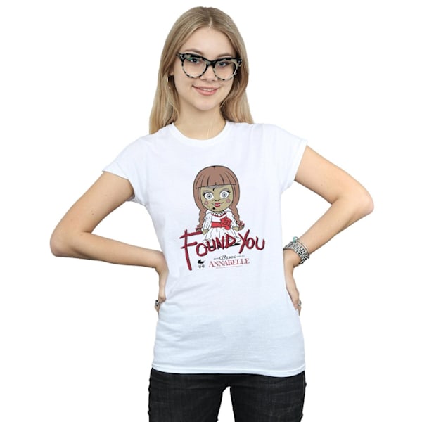 Annabelle Dam/Kvinnor Chibi Found You Bomull T-shirt XXL Vit White XXL